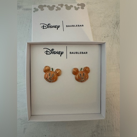 BaubleBar Disney Mickey Pumpkin Earrings - Picture 2 of 6